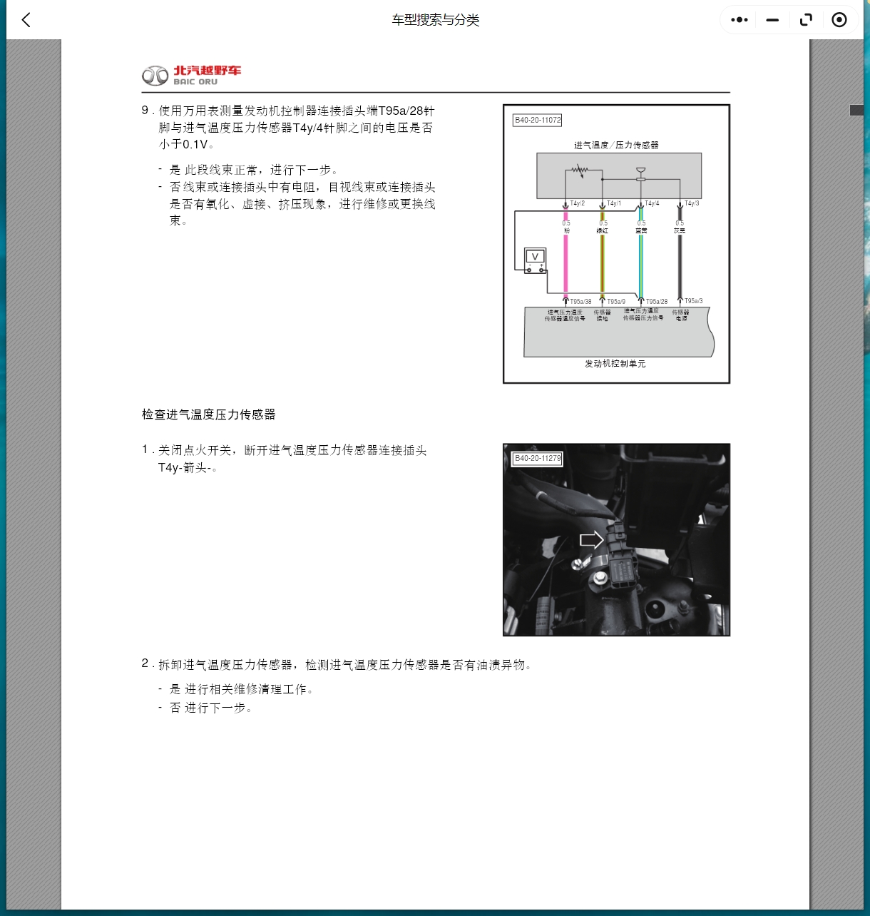 2015-2024年北京越野車(chē)BJ20 BJ30 BJ40 PLUS BJ60 BJ80 BJ90 F40維修手冊(cè)電路圖